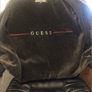 guess leather coat